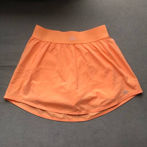 Alo Yoga Match Point Tennis Skirt Cantaloupe XS