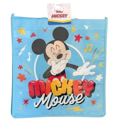 Disney  Junior Mickey Mouse Blue Celebration Reusable Shopper Tote Bag 13x13