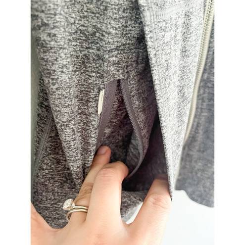 Vuori  | Halo Performance Full Zip Hoodie | Heather Gray | Sz S