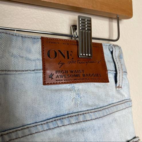 One Teaspoon  High Waist Awesome Baggies Distressed