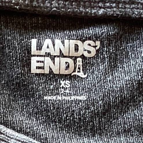 Lands'End New  Women's Gray Sport Cord Leggings XS