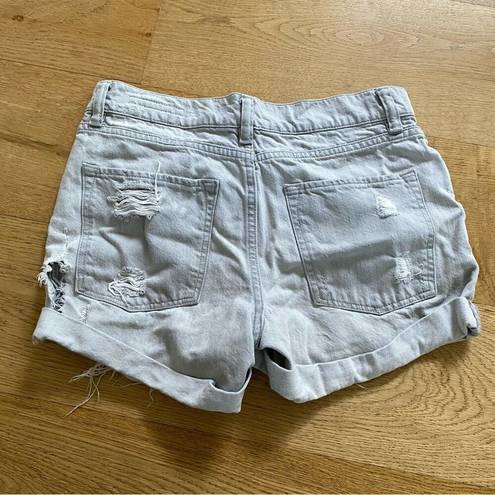 All Saints - Distressed Shorts in Gray