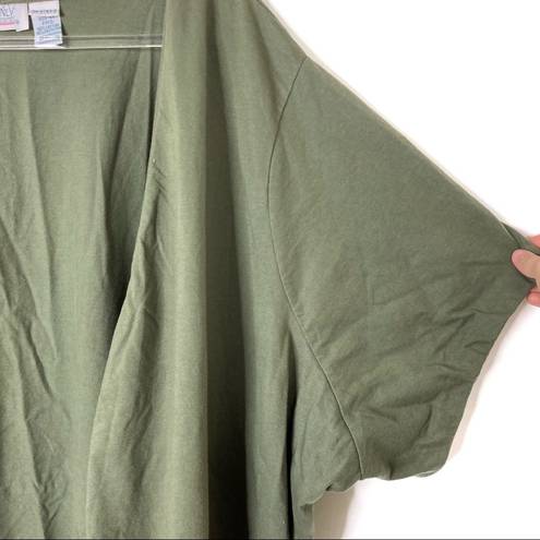 Only  Necessities | Green Short Sleeve Open Front Cardigan