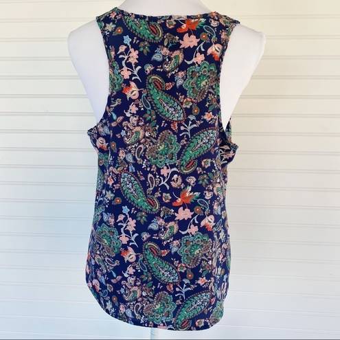 Bobeau Floral paisley colorful tank Size Medium