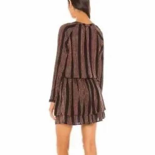 Rails  Jasmine Metallic Striped Blouson Dress  Size Medium New with Tags