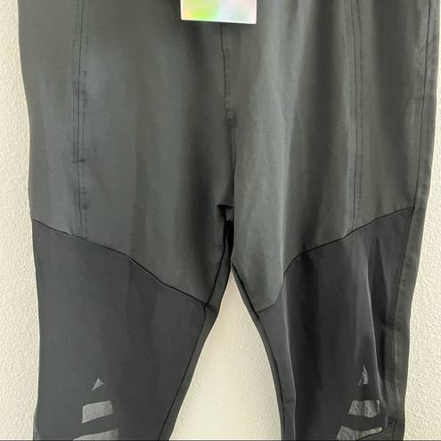 Missguided NWT  Active Bondage Black Crop Legging Athleisure Workout US 8