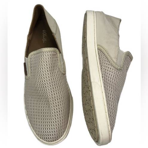 Olukai  Pehuea Clay Mesh Slip On Comfort Casual Shoes Sneakers‎ Size 9.5