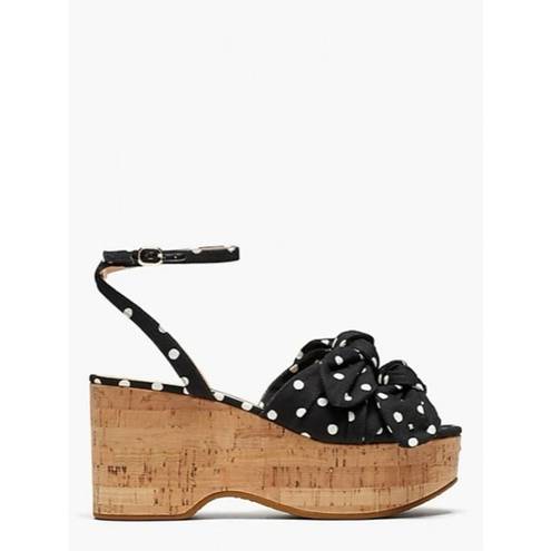 Kate Spade  Julep Platform Wedges Polka Dot NWT 9.5