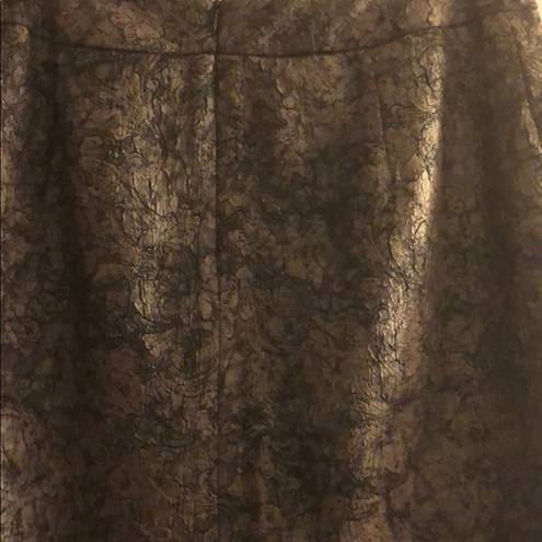 Coldwater Creek  brown skirt size 8