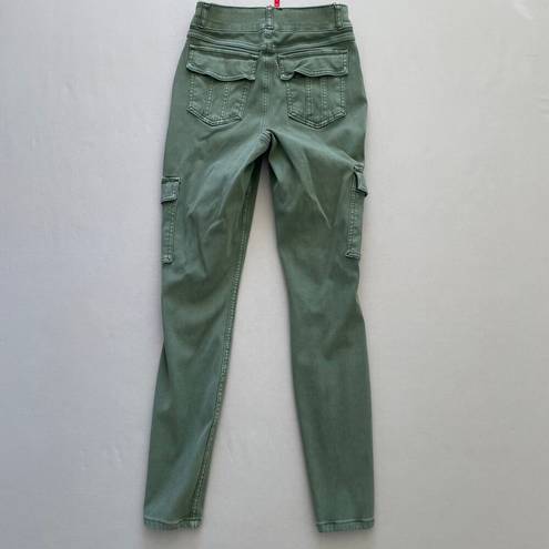 Spanx  Pants Womens Small Green Cargo Stretchy High Rise Casual Capsule