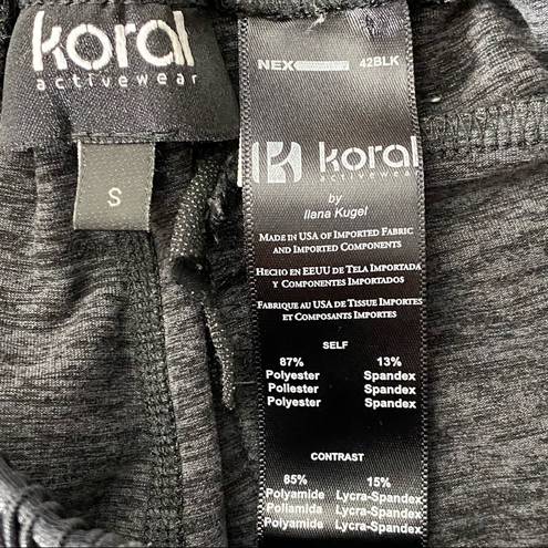 Koral Stealth Warm Up Jogger Track Pant Hail Gray & Black Size Small