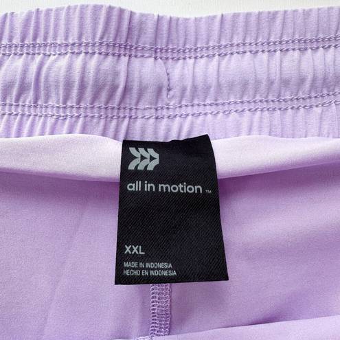 All In Motion NWOT  Purple Active Workout Skirt With Shorts Size XXL