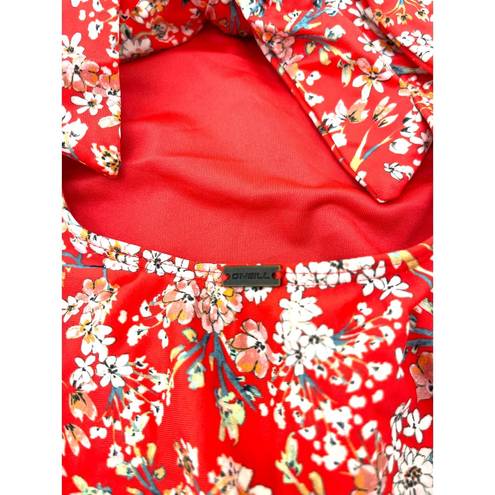 O'Neill  BITTERSWEET PIPER DITSY Red Floral One-Piece Swimsuit Medium NWT