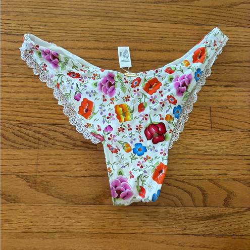 Luli Fama  Floral Bikini Bottoms