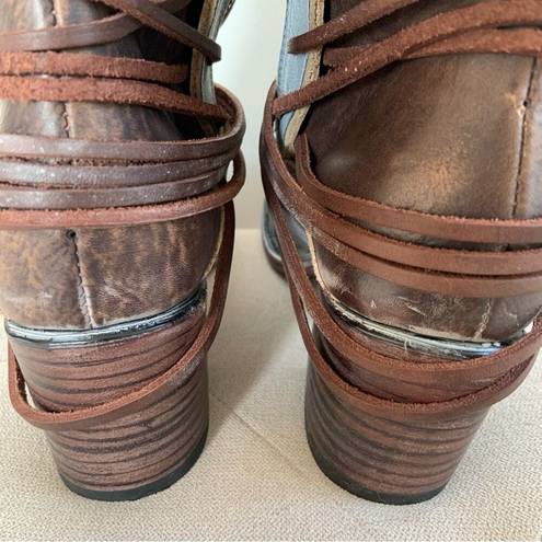 FREEBIRD by Steven Coal Boots In Ice RARE Size 10