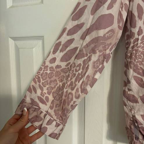 Natori  Pink Leopard Pajama Set