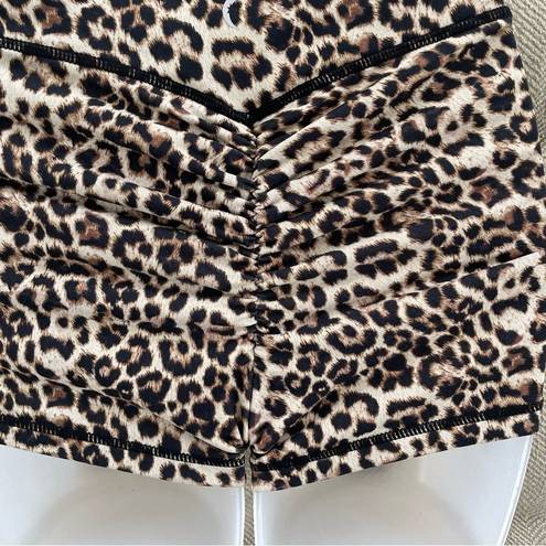 Zyia  Active Cheetah Print Scrunch Shorts Mob Wife S