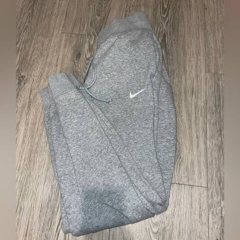 Nike Grey Phoenix Fleece High-Waisted Sweatpants