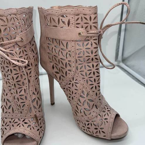 Shoedazzle  Mischa Laser Cut Bootie