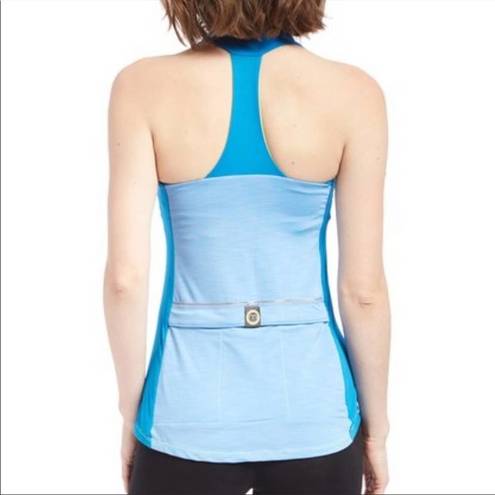 Azure Moxie Cycling T Back Tank Top  Blue Size Small