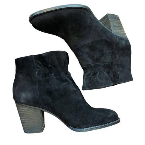 Jessica Simpson  Black  Yvette Leather Ankle Boots Booties Size 6M New