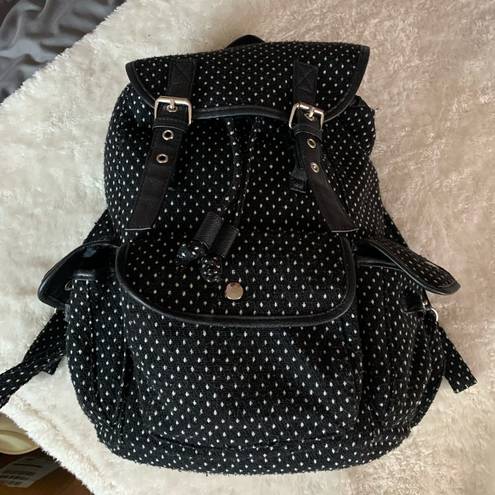 Candie's Candie’s polka dotted drawstring backpack