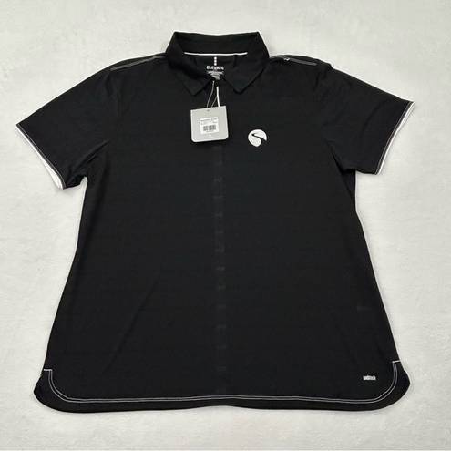 Polo Elevate Sport Webtech Black Prescott SS Athletic Golf  Shirt Women’s 2XL