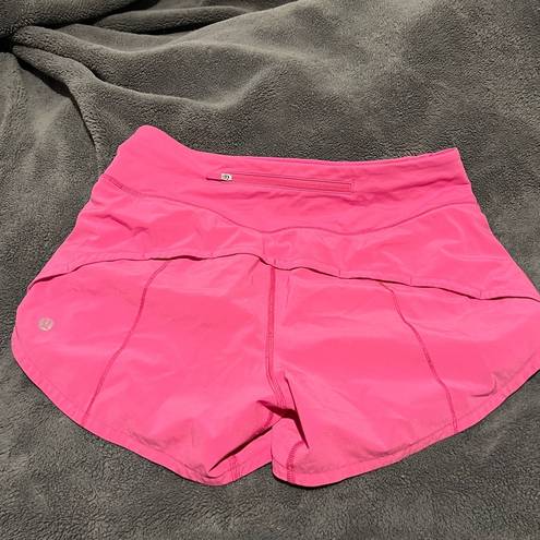 Lululemon  speed up shorts size 6