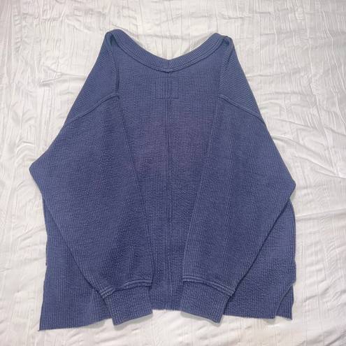 Aerie Wonder Textured V-Neck Sweater