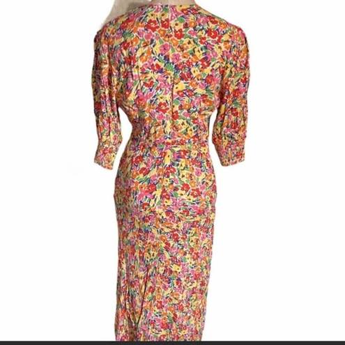 Target Rixo x  Floral Puff Sleeve Dress Womens Size 10 NWT NEW