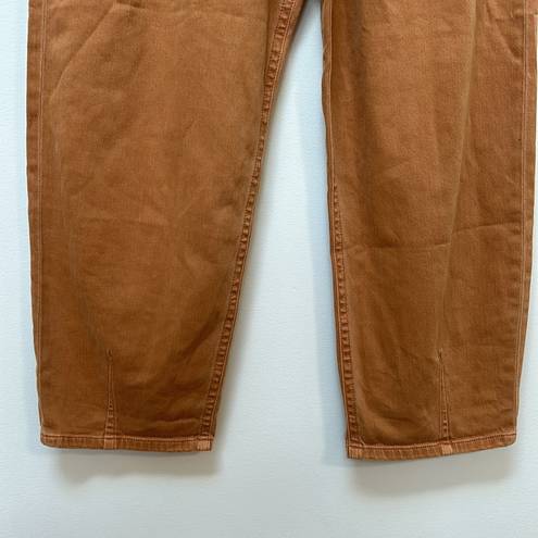 Pilcro  The Breaker Pants Barrel Jeans Copper Orange Size 31 NWT