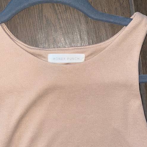 Honey Punch  Blush Pink Crop Top