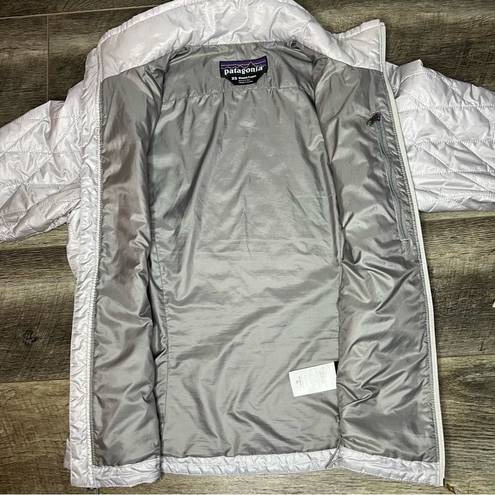 Patagonia Women's Nano Puff Jacket in Feather Grey Silver Gray Size Extra Small