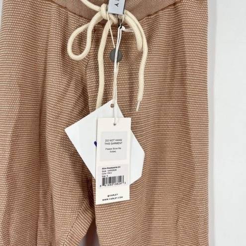 Varley NWT  Women's Alice Drawstring Jogger Sweatpants Praline Ivory Size Small