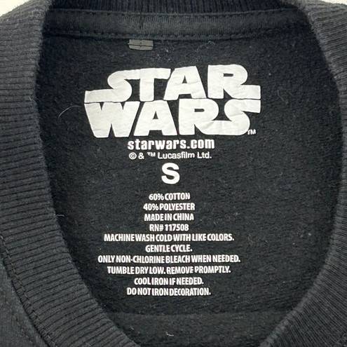 Star Wars Rebel Galaxy Graphic Logo Black Pullover Crewneck Sweatshirt Adult S