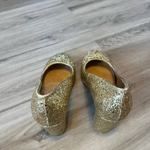 Penny Loves Kenny Penny Love Kenny 10 Glitter Gold Pumps