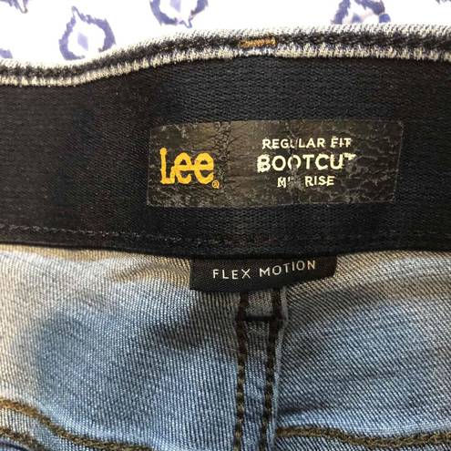 Lee   Boot Cut Jeans Flex Motion Regular Fit Womens Size 8