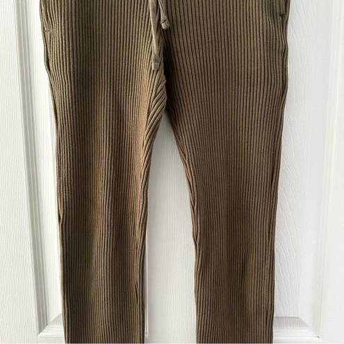 The Range  Revolve Utility Olive Green Vital Rib Slim Jogger Sweatpants Small