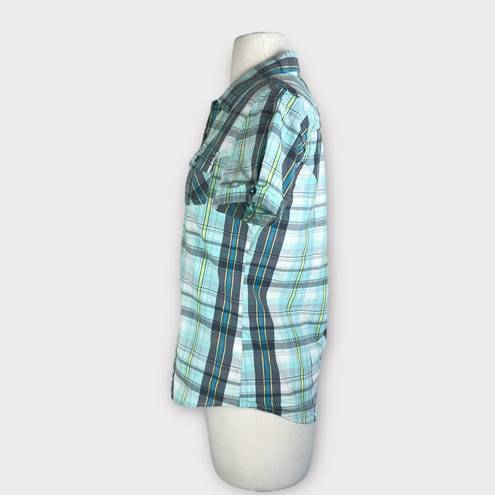 Vans  | Vintage Y2K Button Down Plaid Shirt | Medium