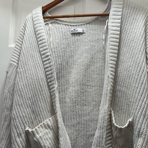 Hollister  white cardigan