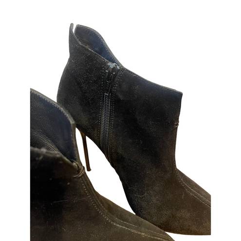 Stuart Weitzman  Suede Ankle Bootie Stillettos Heels