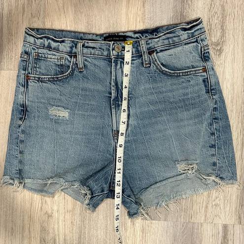 Silver Jeans Highly Desirable High-Rise Cutoff Shorts Blue Denim Size 30