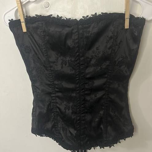 Frederick's of Hollywood VTG Frederick’s of Hollywood Black Lace Up Boned Bustier/Corset Size 34