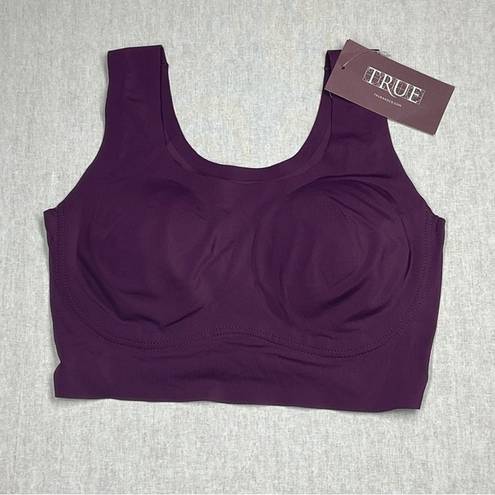 Krass&co True &  Body Lift Scoop Neck Purple Bra in Small