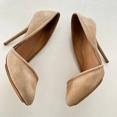 L.A.M.B. Beige Stiletto D'Orsay Heels color tang. size 7.5M