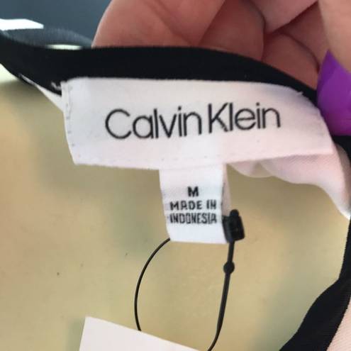 Calvin Klein  Medium Suit Blouse NWT poly spandex