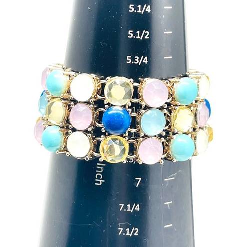 The Row Triple Goldtone Flexible Beaded Bracelet