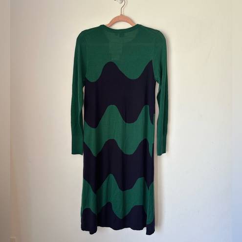 Uniqlo  x Marimekko Women Merino-Blend A-Line Dress Green Size XS