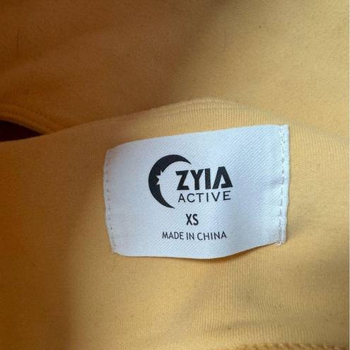 Zyia  | Yellow/Cream Adjustable Relaxation Bra | Size XS