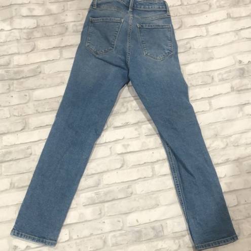 Cello  high waisted ankle length destroyed jeans